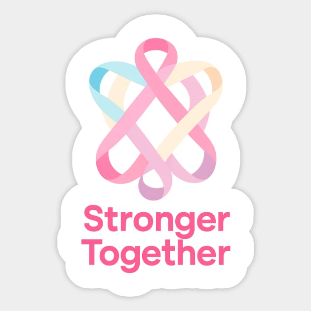 Stronger Together Sticker by Fauzi's Store
